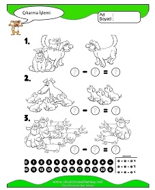 Çıkarma İşlemi Çalışma Sayfaları